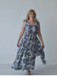 Сарафан вискозный зебра